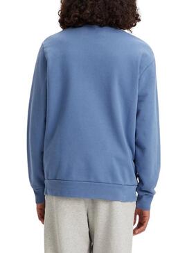 Sweatshirt Levis Standard Graphic Crew Blau Herren