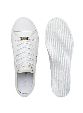 Sneakers Lacoste Zaine Plus Grand Weiss Damen