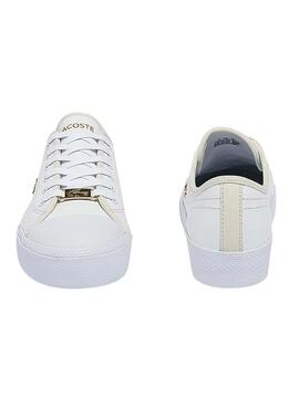 Sneakers Lacoste Zaine Plus Grand Weiss Damen