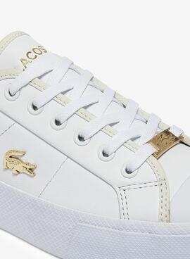 Sneakers Lacoste Zaine Plus Grand Weiss Damen