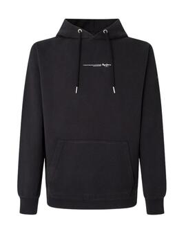 Sweatshirt Pepe Jeans David Basic Schwarz Herren