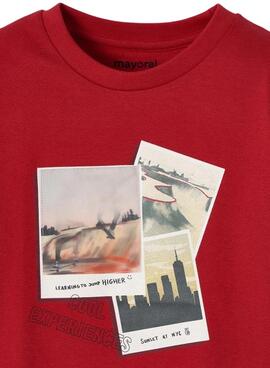 T-Shirt Mayoral Fotos Rot für Junge