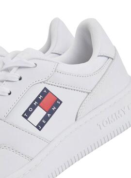 Sneakers Tommy Jeans Retro Bascket Weisss Damen
