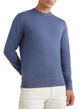 Pullover Tommy Hilfiger Basic Blau für Mann