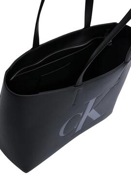 Shopper Calvin Klein Sculpted Schwarz für Damen