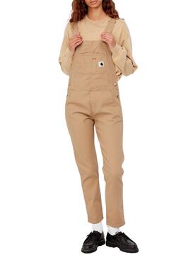 Latzhose Carhartt Lätzchen Beige für Damen