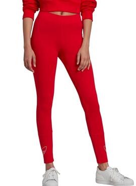 Leggings Adidas Trefoil Rots für Damen