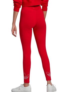 Leggings Adidas Trefoil Rots für Damen