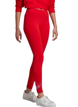 Leggings Adidas Trefoil Rots für Damen