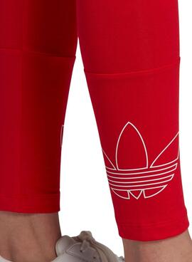 Leggings Adidas Trefoil Rots für Damen