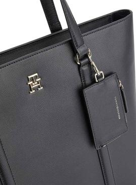 Handtasche Tommy Hilfiger Tote Life Soft Schwarz Damen