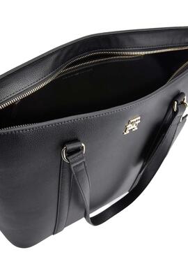 Handtasche Tommy Hilfiger Tote Life Soft Schwarz Damen
