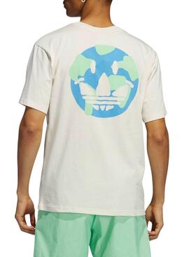 T-Shirt Adidas Happy Earth Weiss für Herren