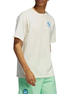 T-Shirt Adidas Happy Earth Weiss für Herren