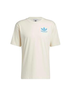 T-Shirt Adidas Happy Earth Weiss für Herren