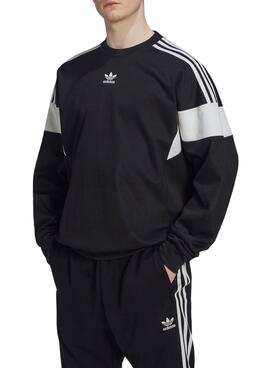 Sweatshirt Adidas Adicolor Classics Schnittlinie Schwarz