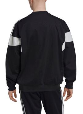 Sweatshirt Adidas Adicolor Classics Schnittlinie Schwarz