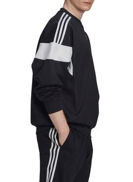 Sweatshirt Adidas Adicolor Classics Schnittlinie Schwarz