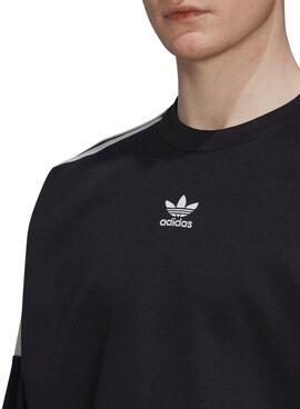 Sweatshirt Adidas Adicolor Classics Schnittlinie Schwarz