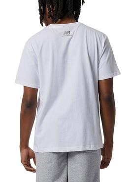 T-Shirt New Balance Intelligent Choice Weiss