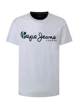 T-Shirt Pepe Jeans Truman Weiss für Herren