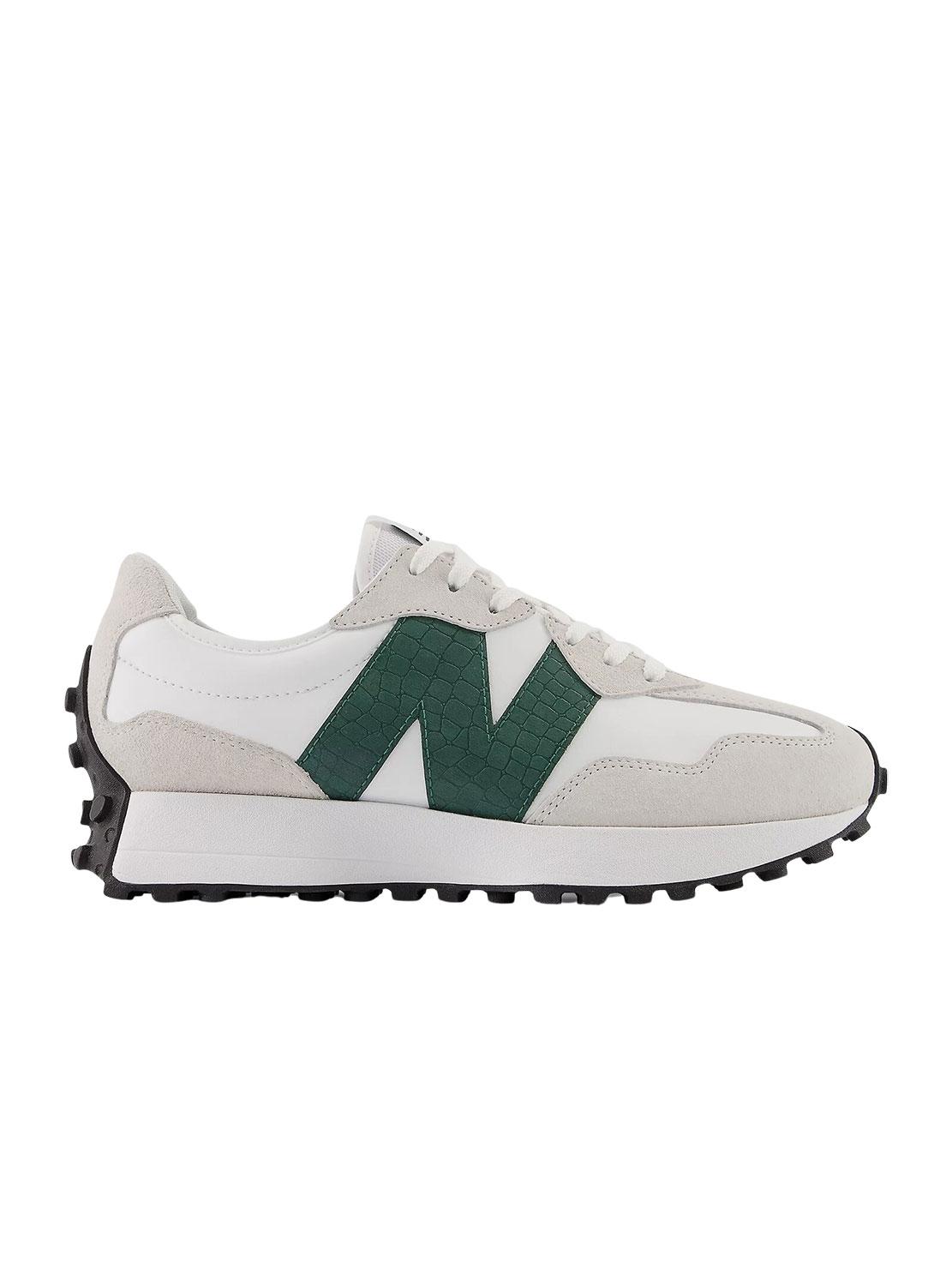 Sneakers New Balance 327 Weiss Grün für Damen