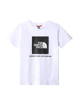 T-Shirt The North Face Box Weiss für Junge