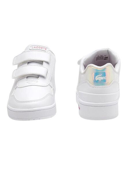 Sneakers Lacoste T Clip Gericht fur Madchen Weiss