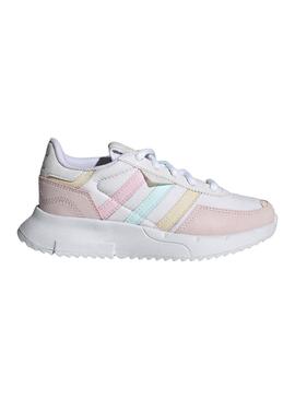 Sneakers Adidas Retropy F2 für Mädchen Weiss