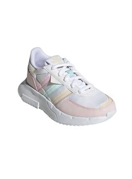 Sneakers Adidas Retropy F2 für Mädchen Weiss