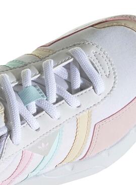 Sneakers Adidas Retropy F2 für Mädchen Weiss