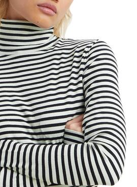 Pullover Levis Erker Printed von Streifen Damen Schwarz