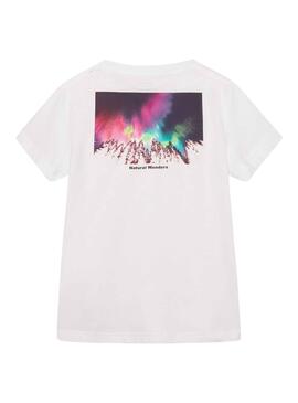 T-Shirt Levis Aurora Boreal für Junge Weiss