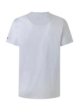 T-Shirt Pepe Jeans Truman Weiss für Herren