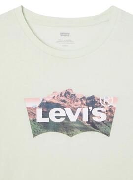 T-Shirt Levis The Perfect Summer Beige für Damen