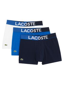 Set 3 Unterhose Lacoste Boxers Courts Herren