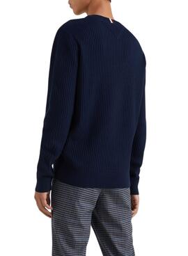Pullover Tommy Hilfiger Bandera für Herren Marineblau