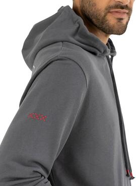 Sweatshirt El Pulpo Forest Patch für Herren Grau