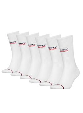 Pack 3 Socken Tommy Hilfiger Logo Damen Herren