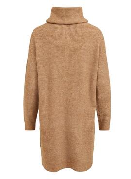 Pullover Vila Vicilia Long Damen Camel