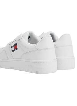 Sneakers Tommy Jeans Retro Korb Herren Weiss