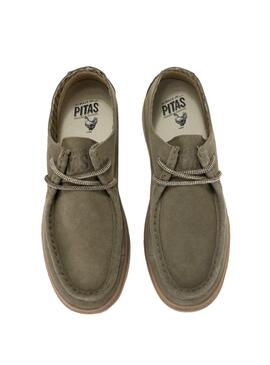 Schuhe Walk In Pitas Rodas Wallaby Herren Grün