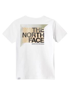 T-Shirt The North Face Graphic T-Stück Junge Weiss