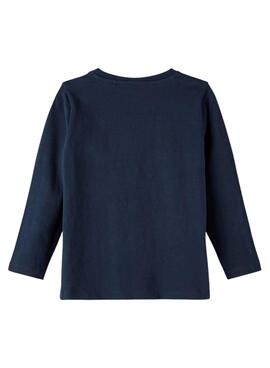 T-Shirt Name It Oluf für Junge Blau Marineblau