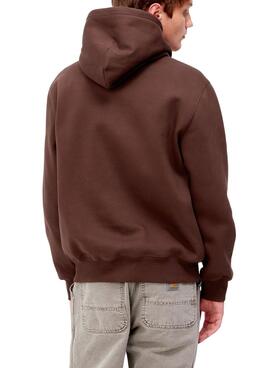 Sweatshirt Carhartt Hooded Braun für Herren
