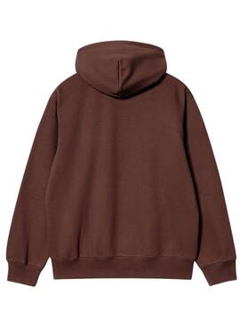 Sweatshirt Carhartt Hooded Braun für Herren