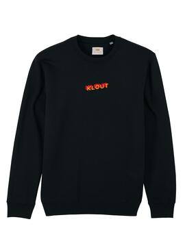 Sweatshirt Klout 3D Schwarz für Herren und Damen