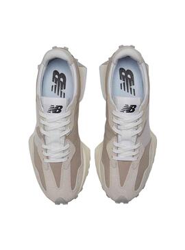 Sneakers New Balance 327 Damen Beige und Weiss