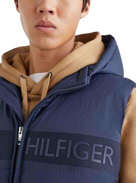 Weste Tommy Hilfiger High Loft Herren Marineblau