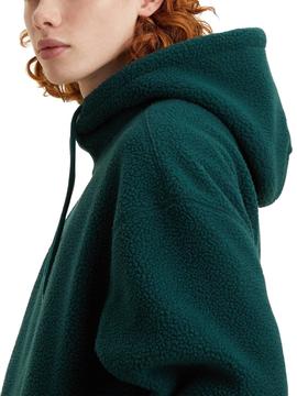 Sweatshirt Levis Sherpa Lammfell Grün